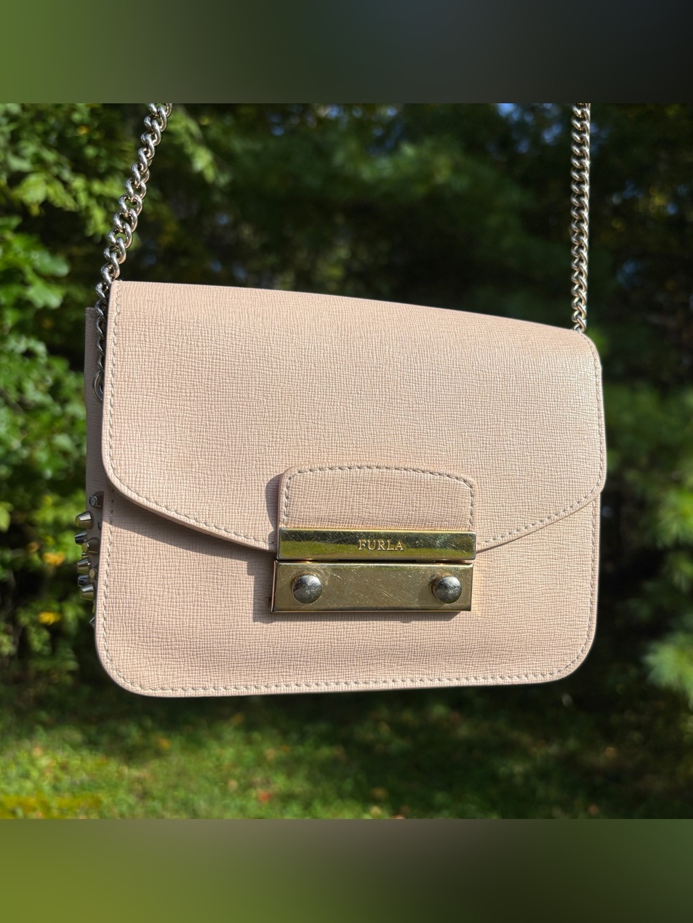Furla Metropolis Studded Crossbody Bag